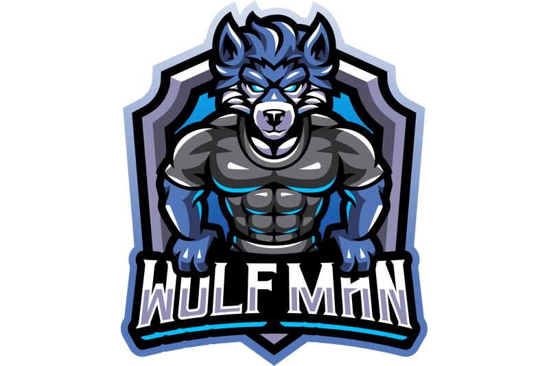 wolf-man-esport-mascot-logo-design