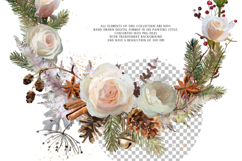 wedding-wreaths-rose-flowers-clipart-png