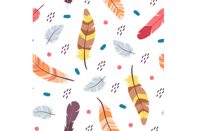 feather-seamless-pattern-color-feathers-print-pastel-rustic-decorati