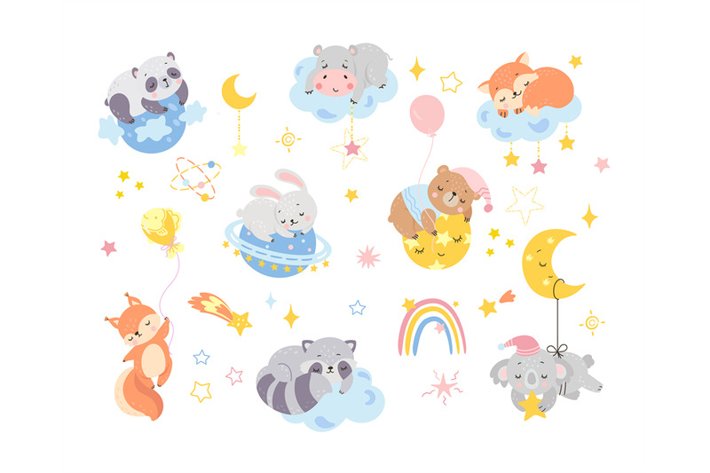 cartoon-animal-sleep-baby-cute-animals-sleeping-and-hugging-cloud-moo