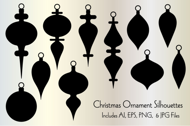 christmas-ornament-black-silhouettes