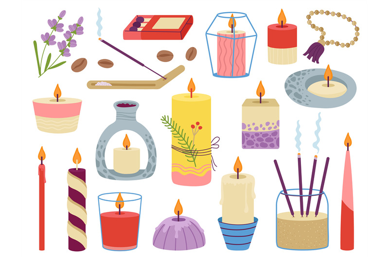 meditation-elements-and-candles-candle-clipart-home-aromatherapy-for