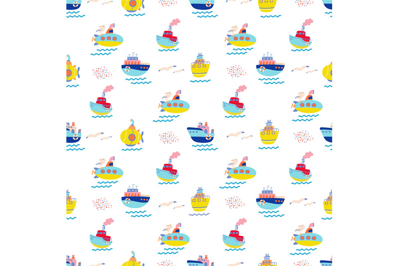 doodle-ship-seamless-pattern-sailing-texture-boy-boat-fabric-print