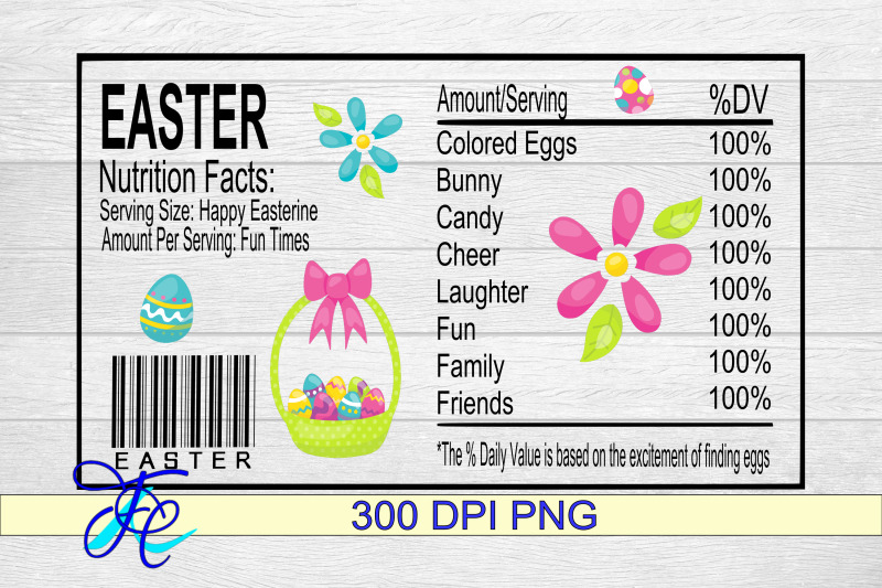 easter-nutrition-label