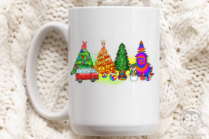 hippie-peace-christmas-tree-png-sublimation-design