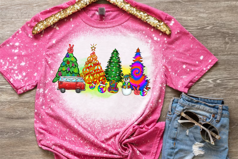 hippie-peace-christmas-tree-png-sublimation-design