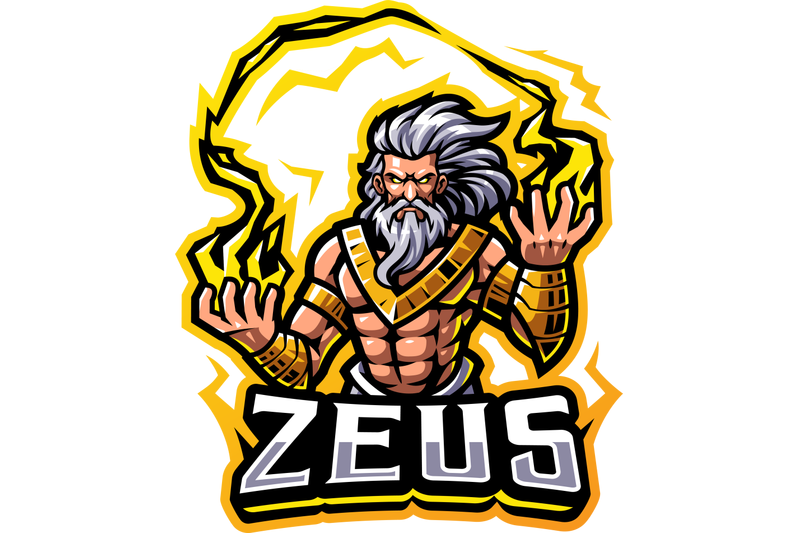 zeus-esport-mascot-logo-design