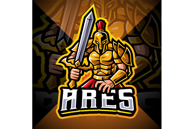 ares-esport-mascot-logo-design