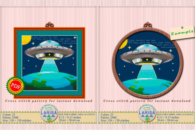 flying-saucer-cross-stitch-pattern-flying-disc-ufo