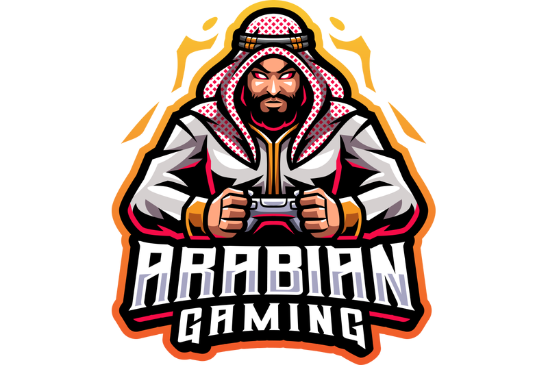 arabian-gaming-esport-mascot-logo-design