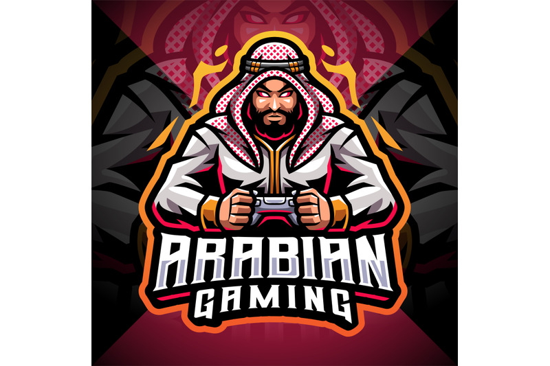 arabian-gaming-esport-mascot-logo-design