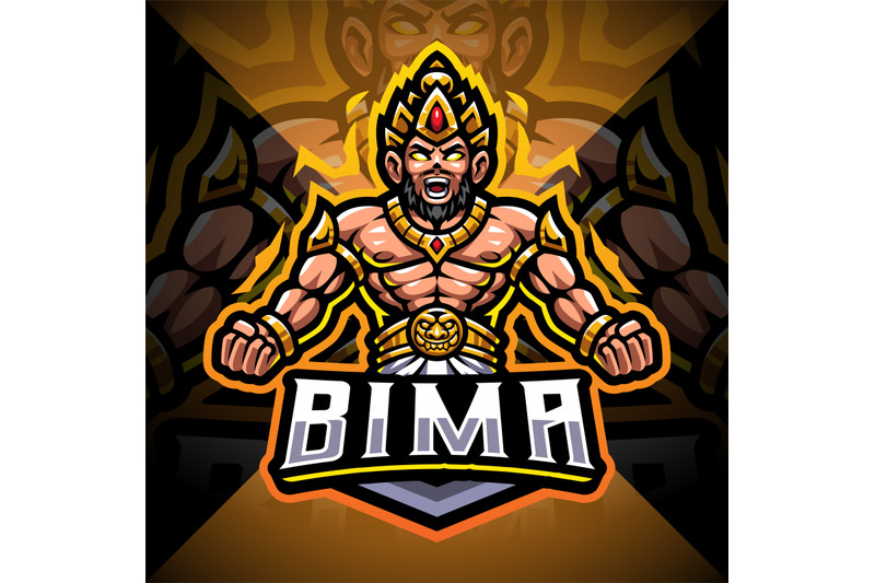 bima-esport-mascot-logo-design