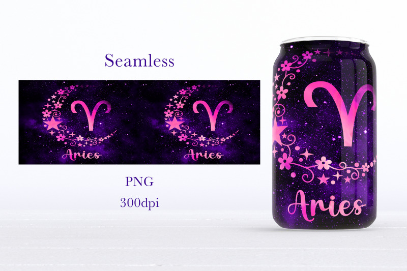 zodiac-sign-glass-can-wrap-astrology-sublimation-png-design