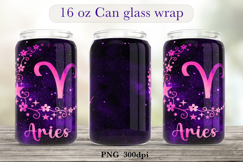 zodiac-sign-glass-can-wrap-astrology-sublimation-png-design