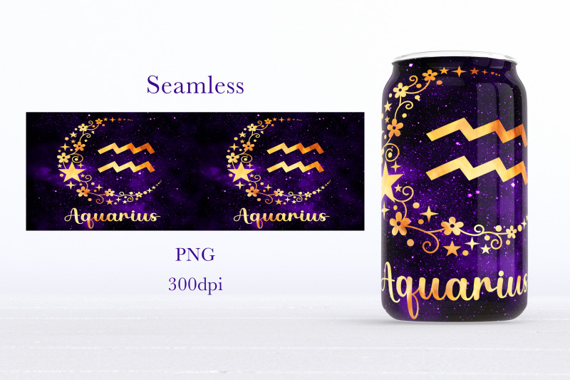 zodiac-sign-glass-can-wrap-astrology-sublimation-png-design