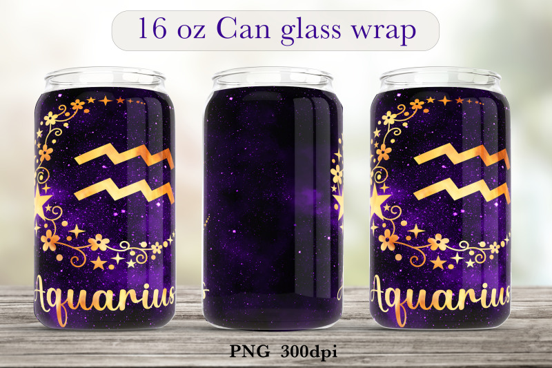 zodiac-sign-glass-can-wrap-astrology-sublimation-png-design