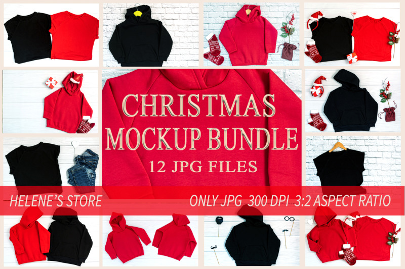 christmas-mockup-bundle-t-shirt-hoodie-mock-ups