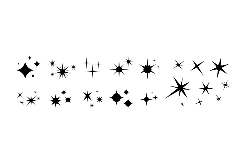 stars-sparkle-compositions-shine-black-stars-stencil-isolated-divers