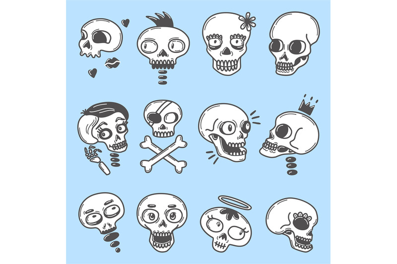 cartoon-skull-set-doodle-skulls-stickers-happy-crossbones-dead-pirat