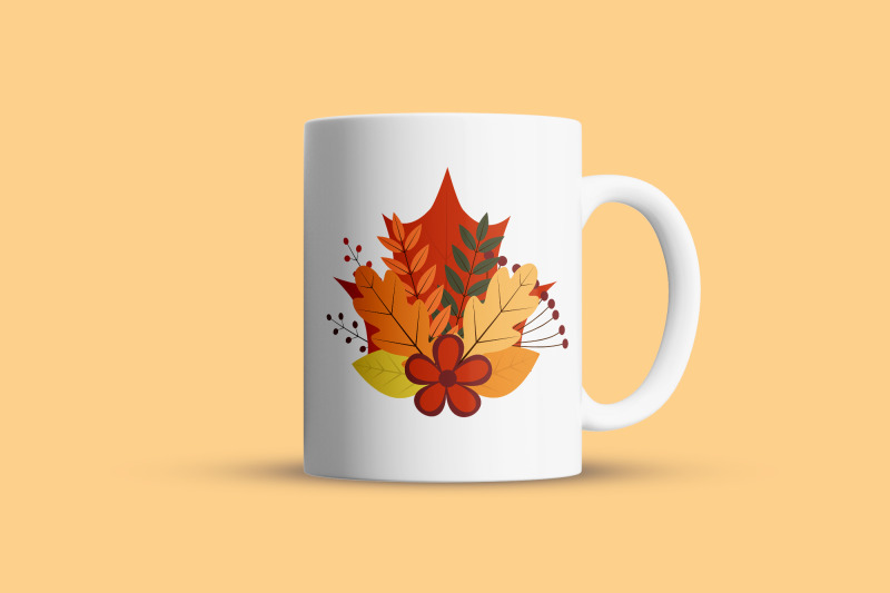 autumn-bunch-of-colorful-leaves-fall-sublimation-design