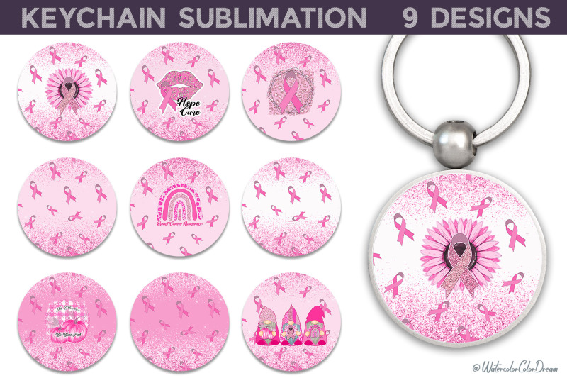 breast-cancer-keychain-bundle-pink-ribbon-keychain-png