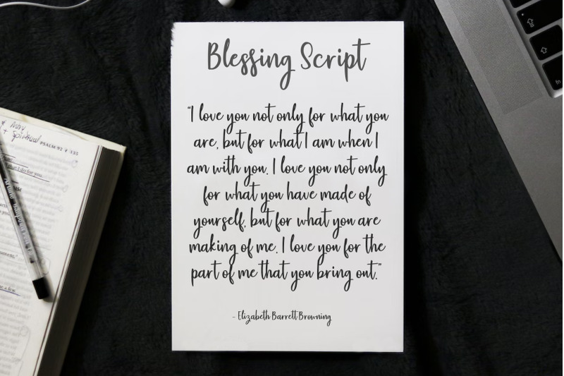 blessing-script