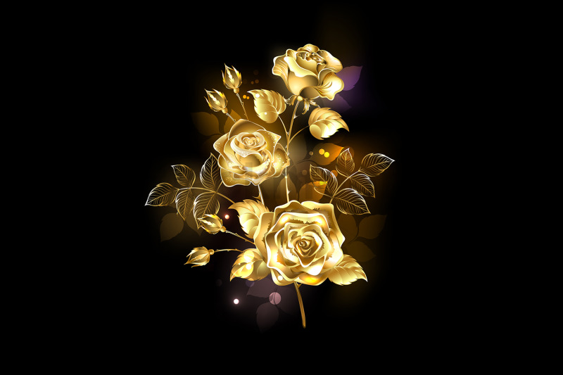 golden-rose-branch