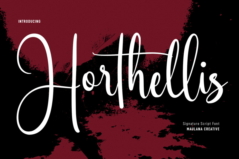 horthellis-script-font