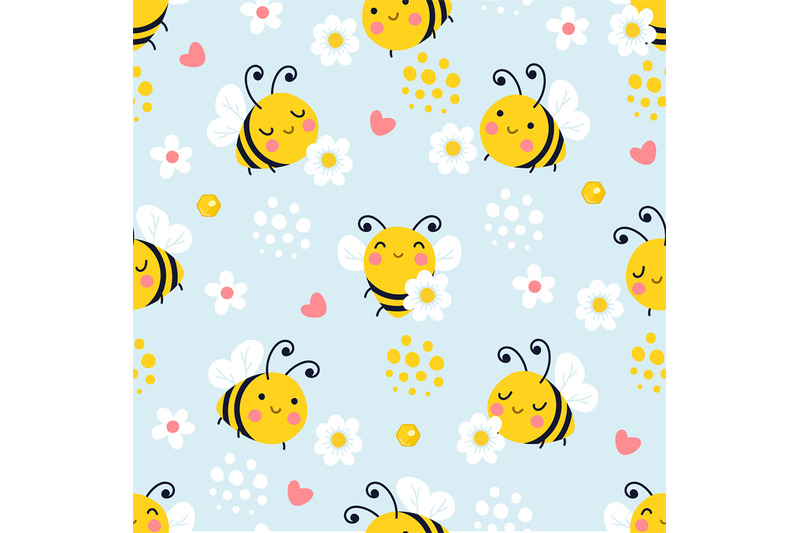 bee-seamless-pattern-bees-flying-daisy-meadow-and-insect-pretty-fabr