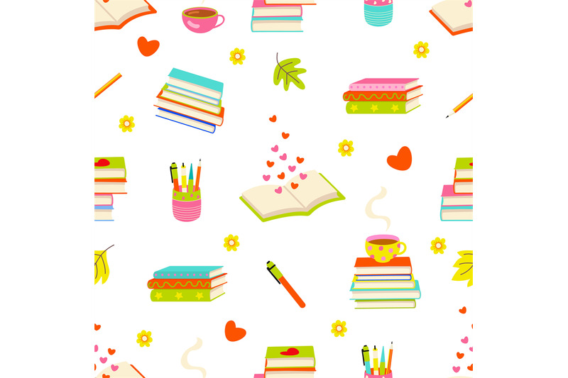 cartoon-book-and-cozy-things-seamless-pattern-hot-drink-stationery-a