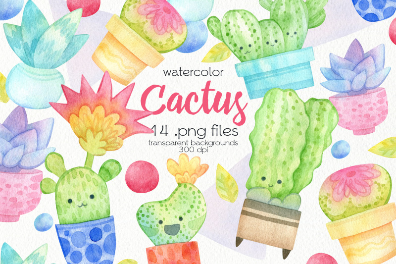 watercolor-cactus-clipart-png-files