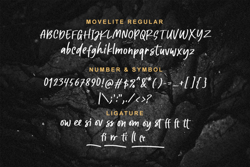 movelite-bold-handwriting-font