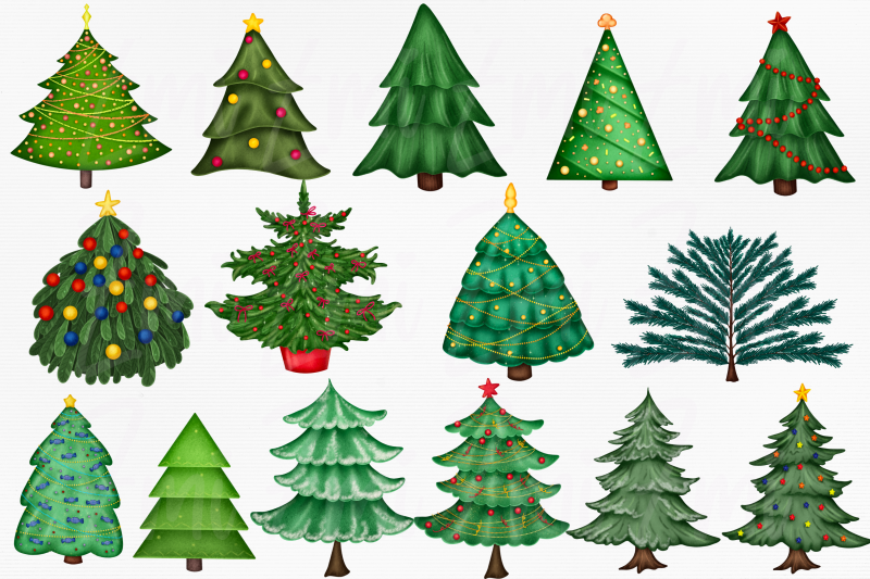 christmas-trees-png-bundle