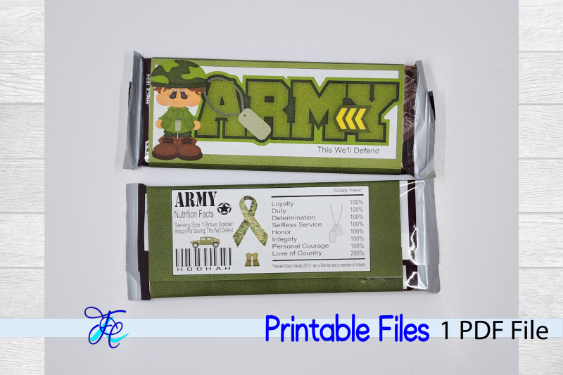 army-boy-candy-bar-wrapper