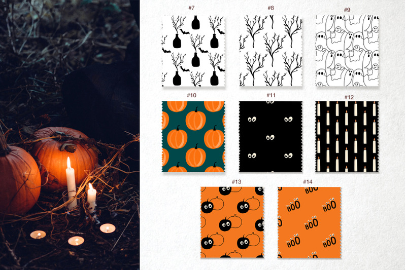 halloween-pattern-collection