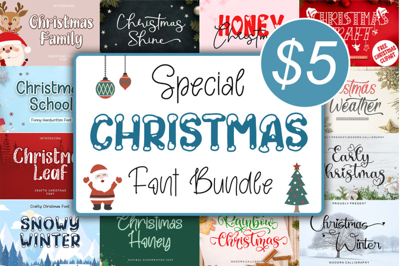special-christmas-fontbundle