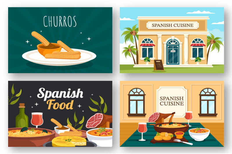 12-spanish-food-cuisine-illustration