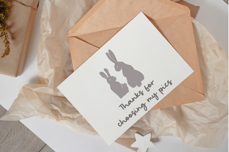 rabbit-silhouettes-set-hares-stencil