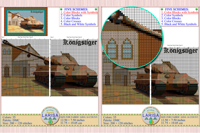 king-tiger-cross-stitch-pattern-royal-tiger-heavy-tank