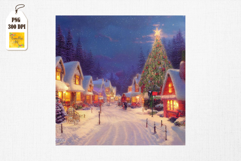 peaceful-and-cozy-village-christmas