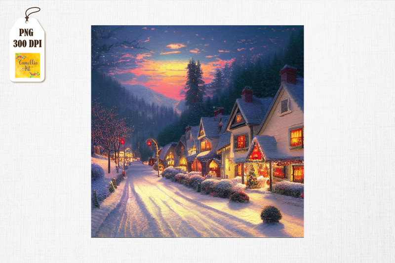 peaceful-and-cozy-town-christmas