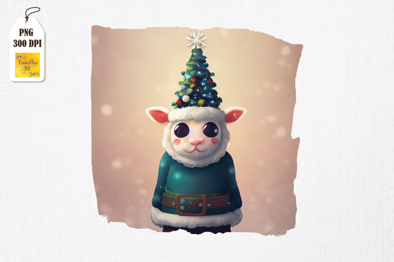 cute-sheep-christmas-theme