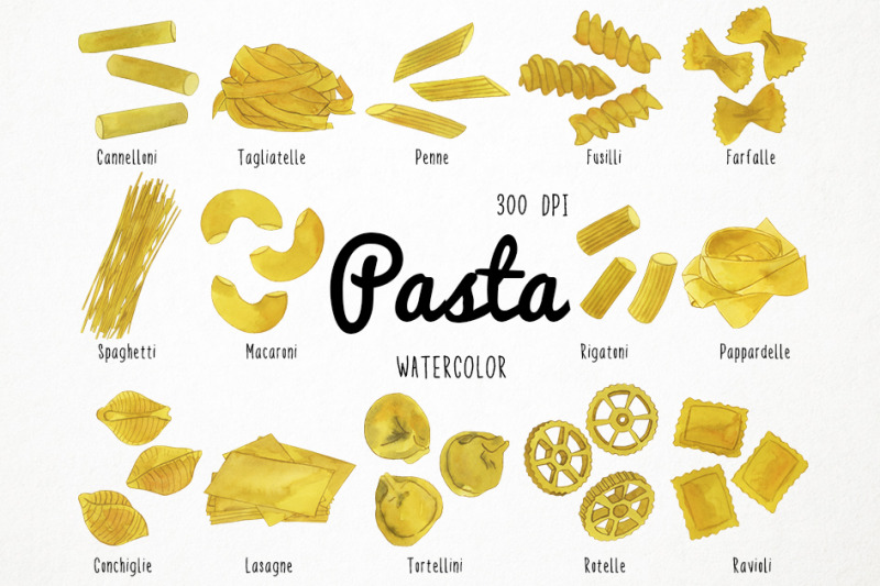 watercolor-pasta-clipart-pasta-graphics-italian-food-clipart