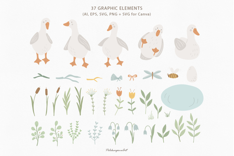 cute-goose-clipart-amp-pattern-for-kid