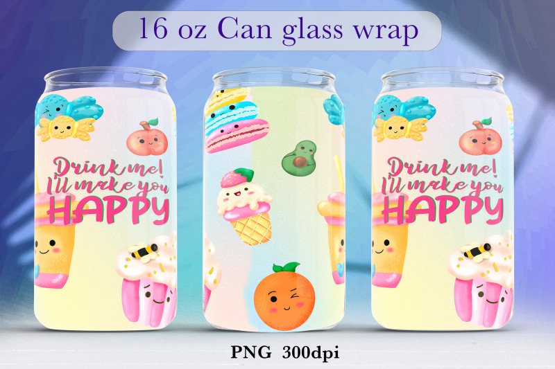 funny-quote-glass-can-wrap-cartoon-food-sublimation-png