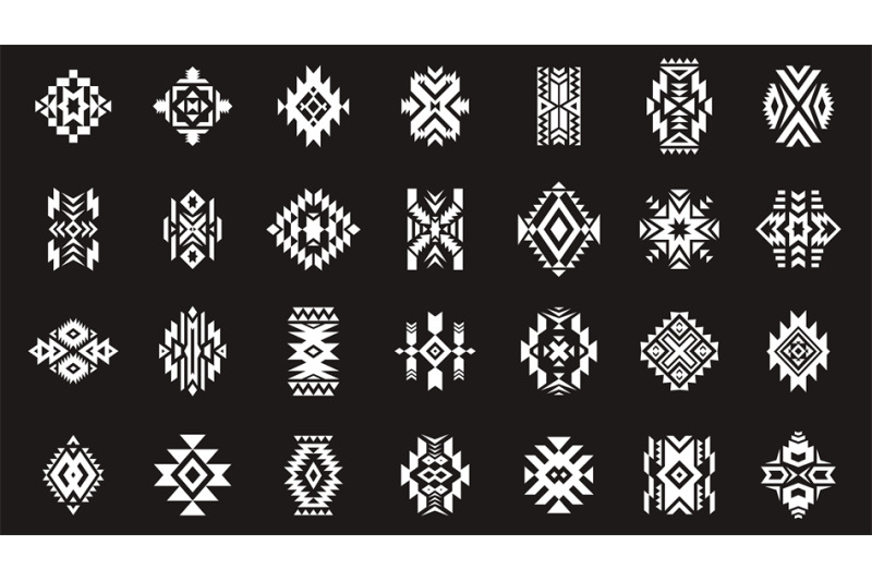 aztec-geometric-tattoo-ethnic-abstract-decorative-ornaments-ancient