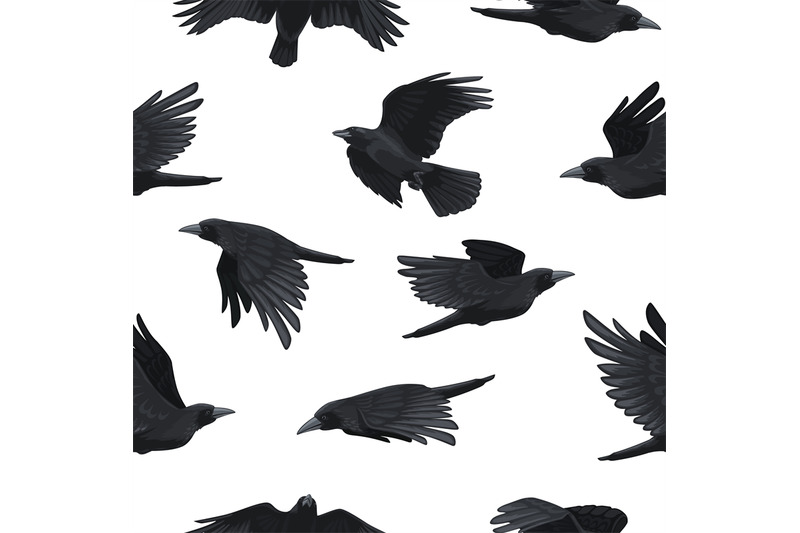 crow-pattern-seamless-print-of-black-flying-ravens-rook-silhouette-b