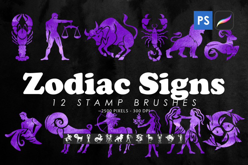 zodiac-signs-stamp-brushes