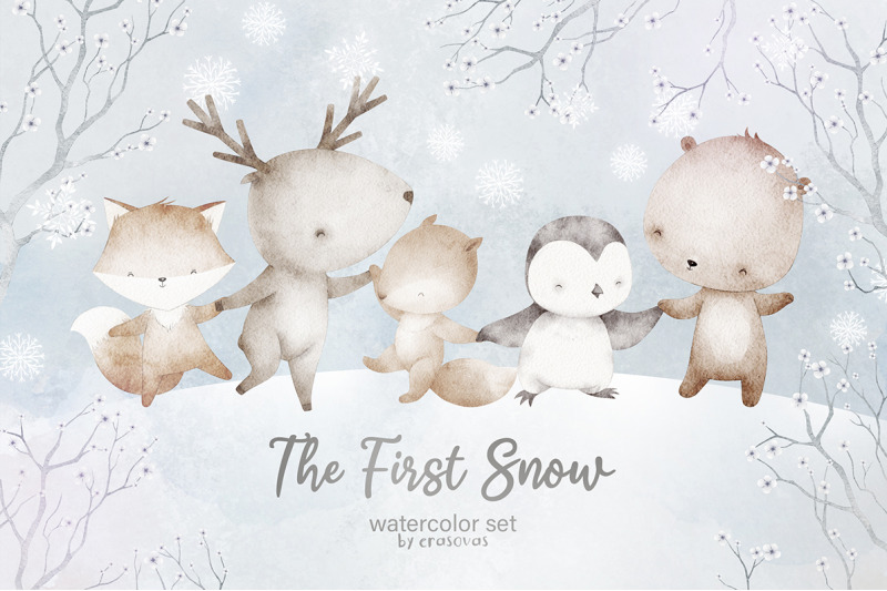 the-first-snow-watercolor-set
