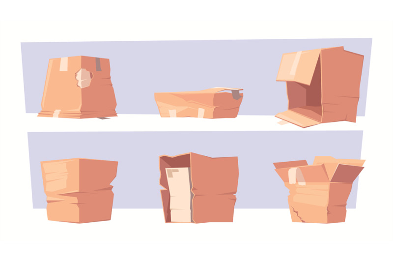 damaged-boxes-problem-products-delivery-broken-moving-cardboard-dirty